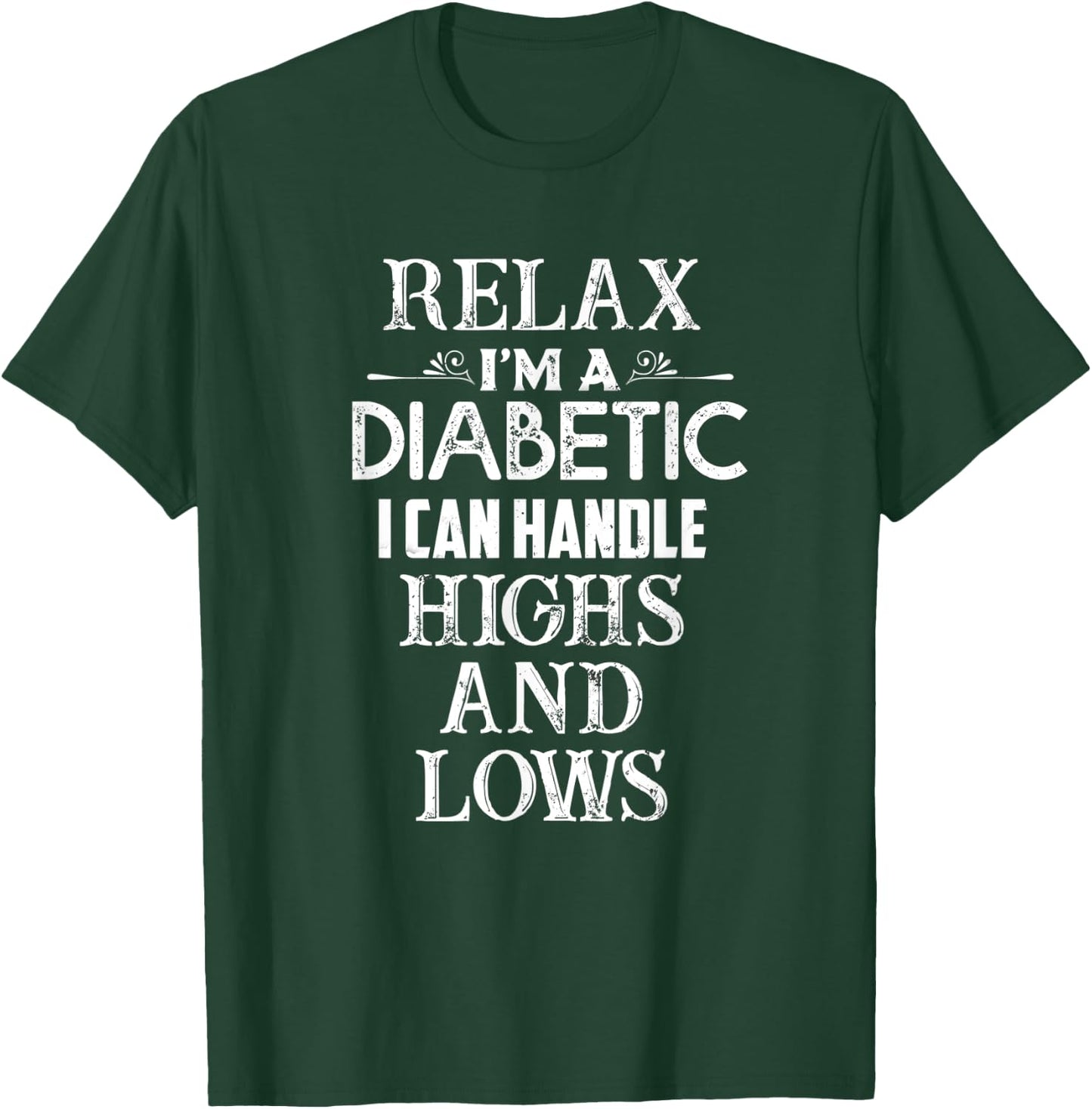 National Diabetes Awareness Month Funny Diabetic Blood Sugar T-Shirt - T-Shirt | Forest
