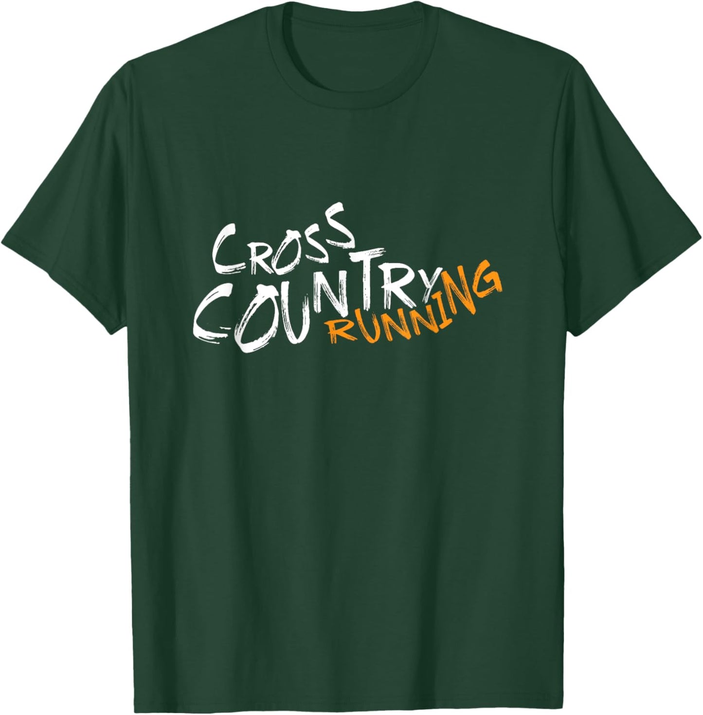 Cross Country Running Shoes XC Runner Jogging Marathon T-Shirt - T-Shirt | Forest
