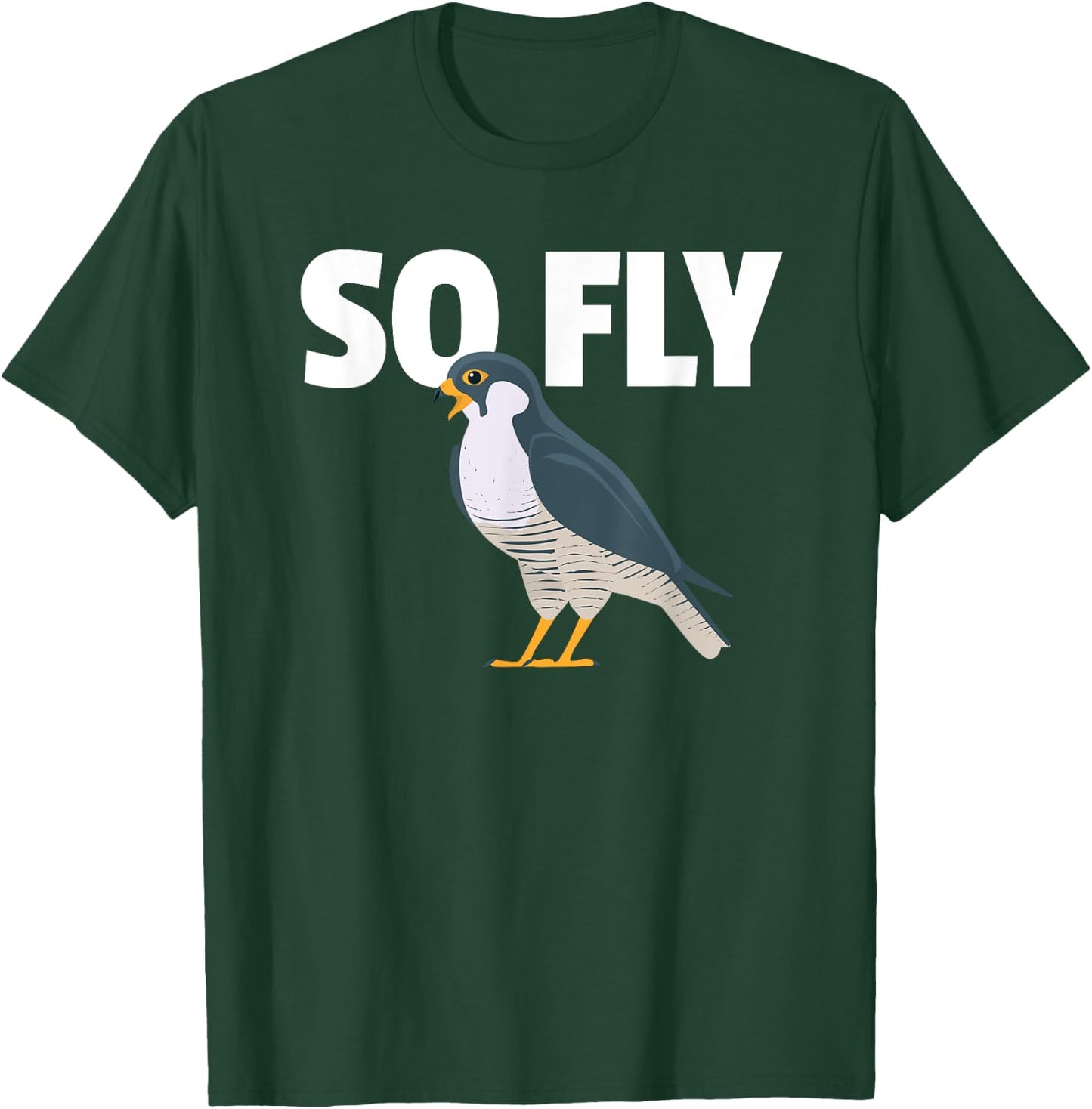 Peregrine Falcon, Bird, Birding for a Birdwatcher T-Shirt - T-Shirt | Forest