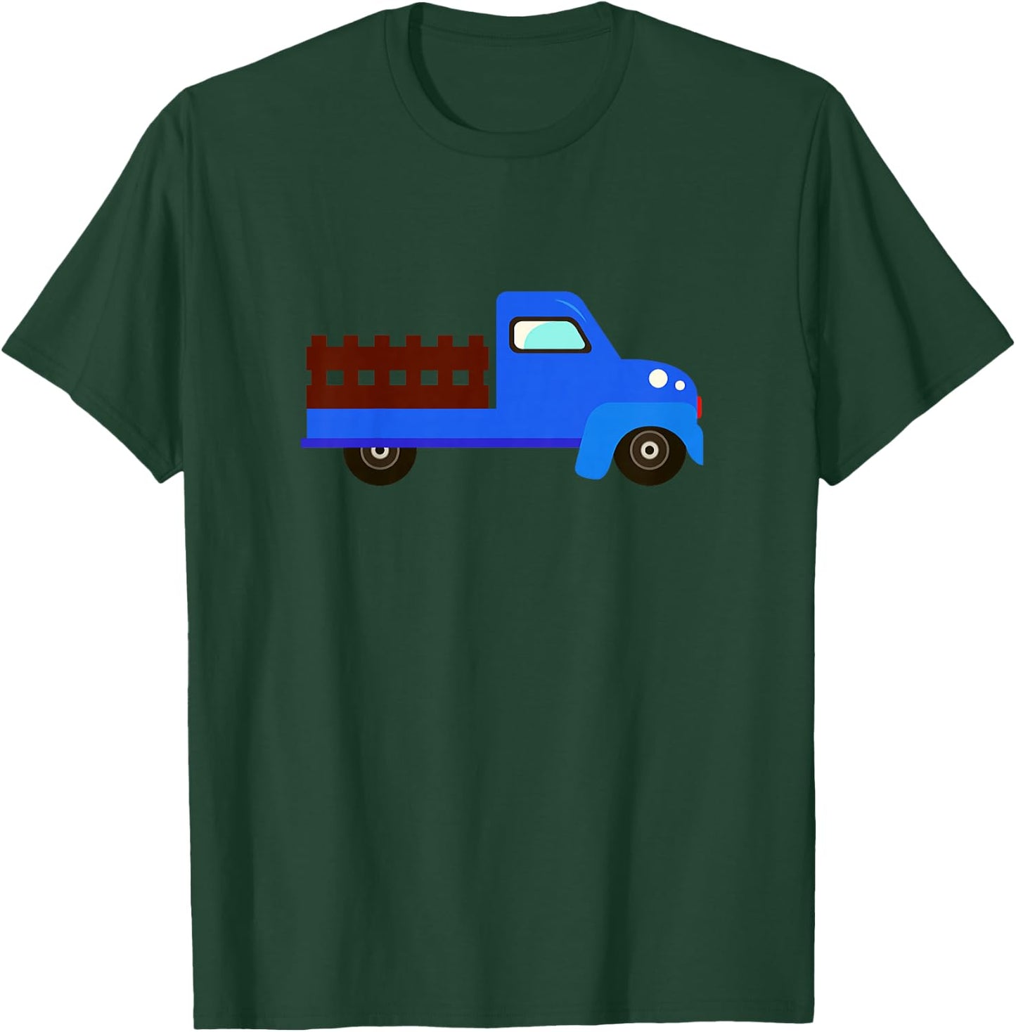 Little Blue Truck Toddler, Fun Truck Birthday T-Shirt - T-Shirt | Forest