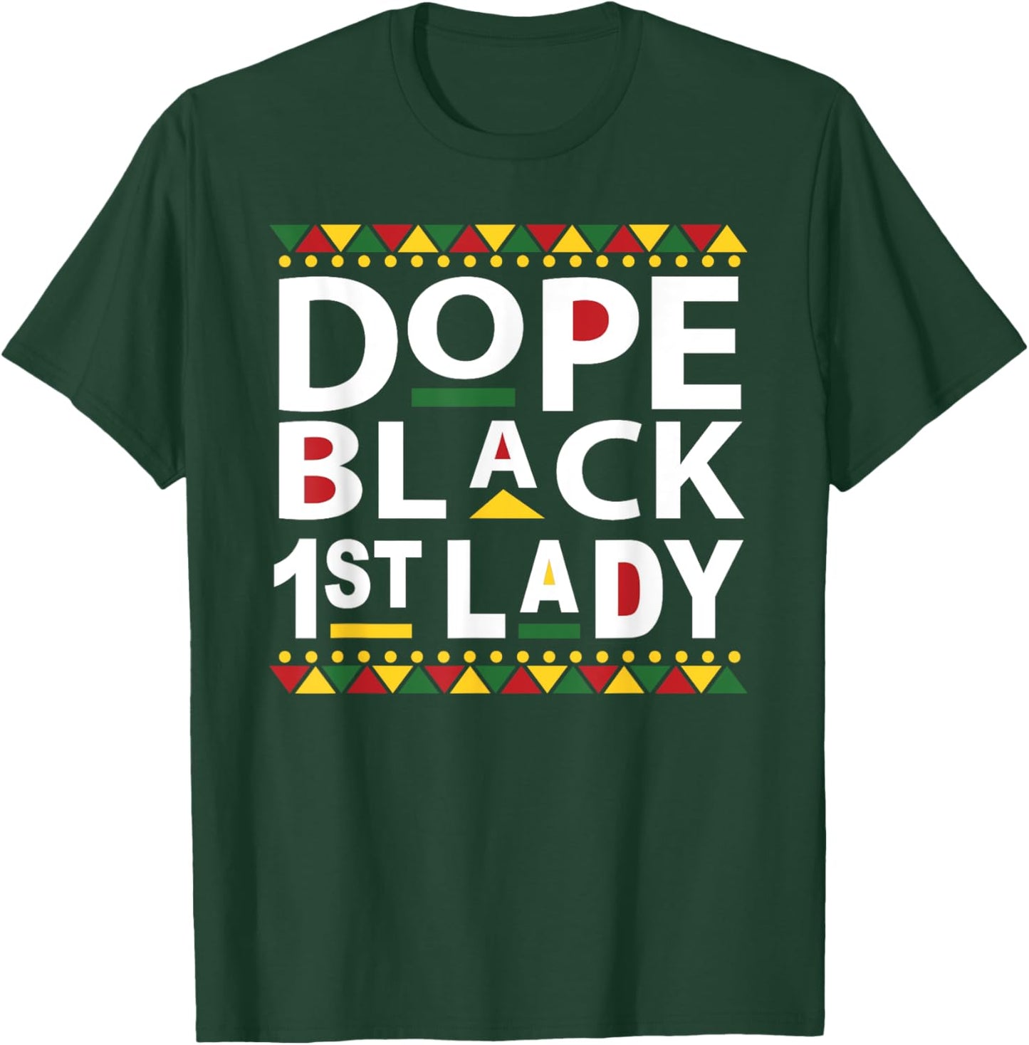 Black Pastor's Wife First Lady Black History Month Gift T-Shirt - T-Shirt | Forest