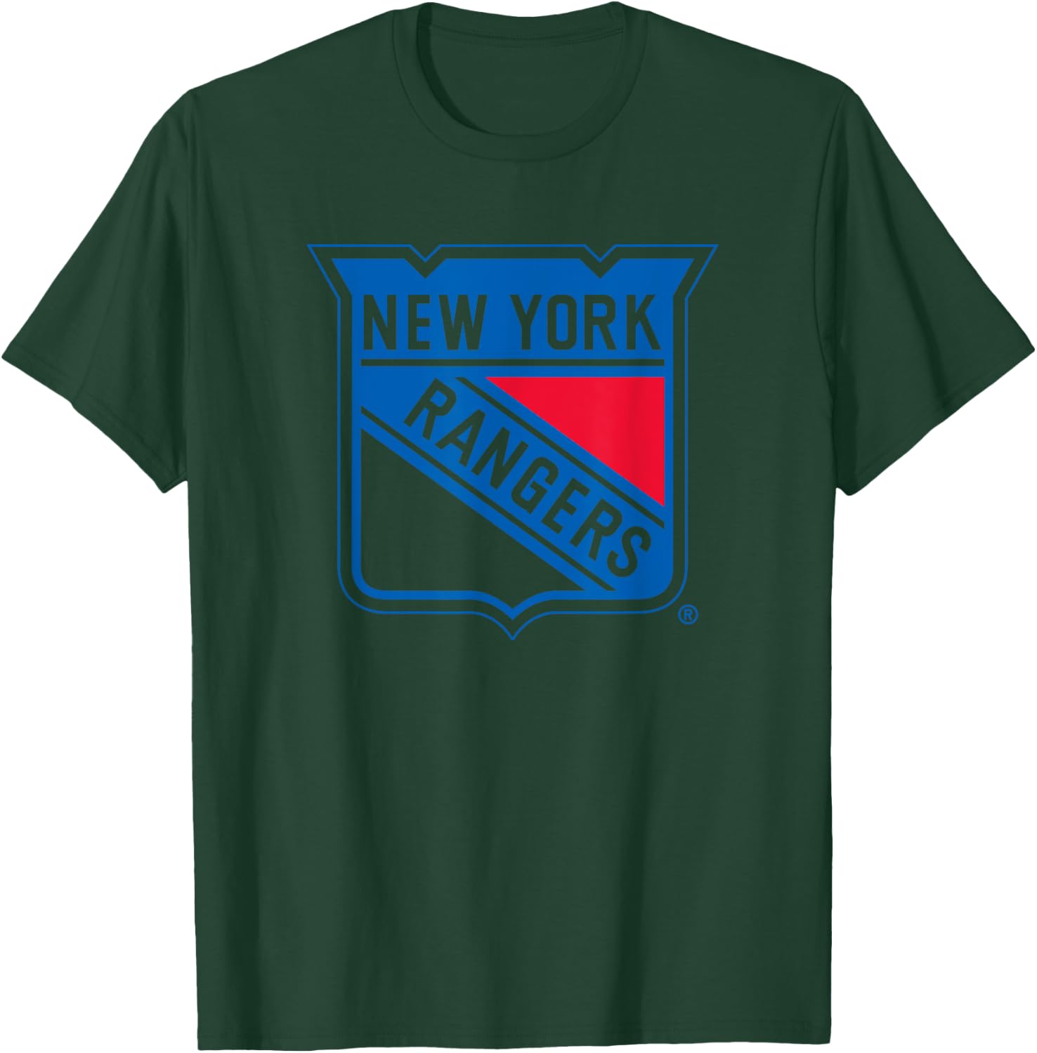 New York Rangers Icon White Officially Licensed T-Shirt - T-Shirt | Forest