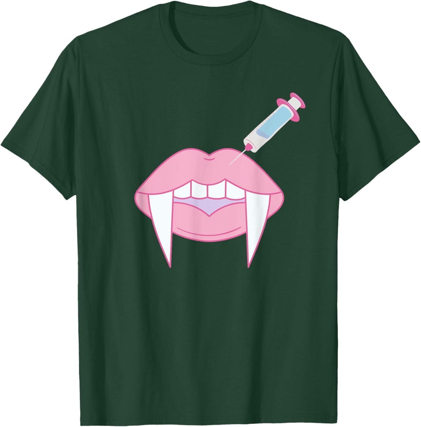 Cute Botox Lip Filler Nurse Injector Esthetician Halloween T-Shirt - T-Shirt | Forest