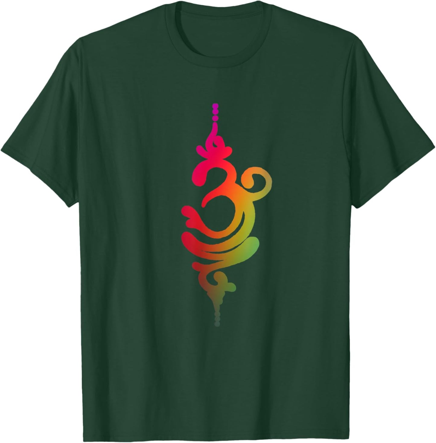 Breathe Symbol Meditation Yoga Chakra Mindfulness Hinduism T-Shirt - T-Shirt | Forest