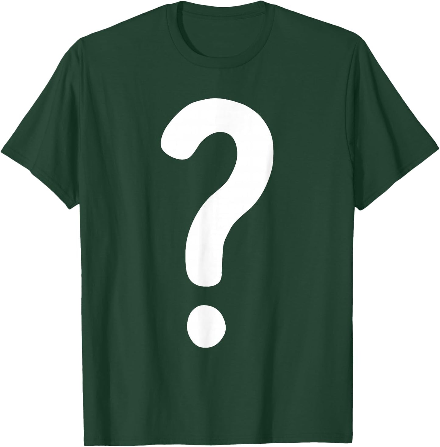 Question Mark Shirt Couple Men Women Kids Guess Who Costume T-Shirt - T-Shirt | Forest