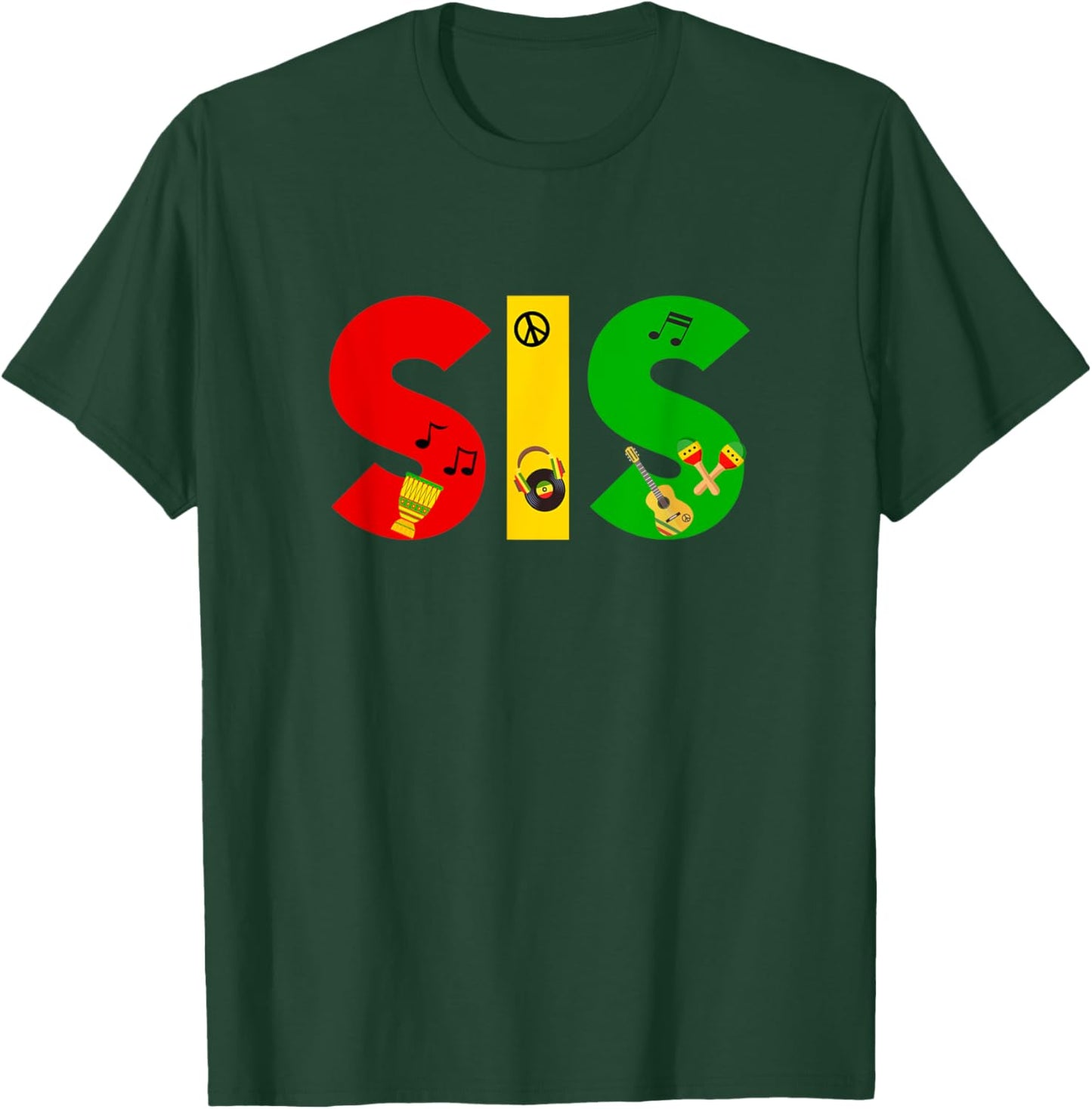1st Birthday Jamaica King Party Theme Outfit One Year Old T-Shirt - T-Shirt | Forest