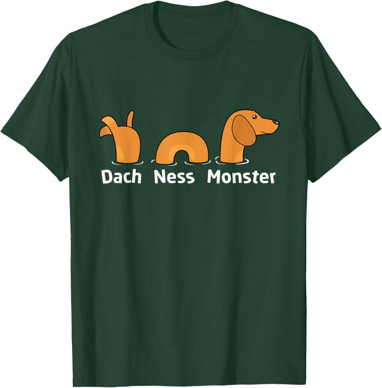 Funny Loch Ness Monster Dach Dachshund Shirt Gift Women T-Shirt - T-Shirt | Forest