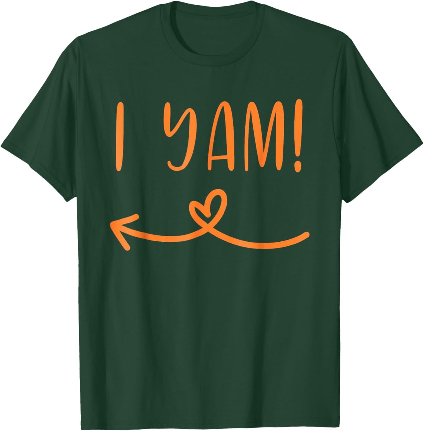 Thanksgiving Matching Couple She's My Sweet Potato I Yam Set T-Shirt - T-Shirt | Forest