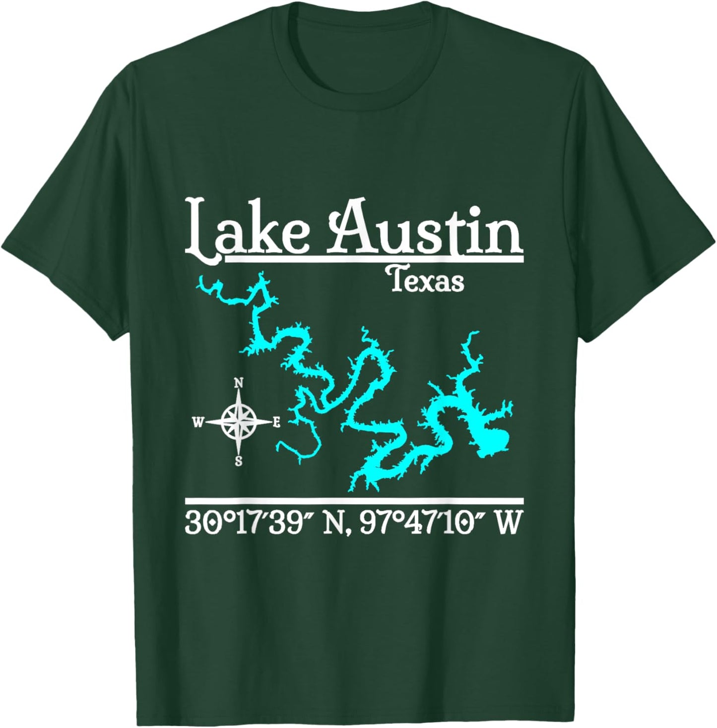 Lake Austin, Texas T-Shirt - T-Shirt | Forest