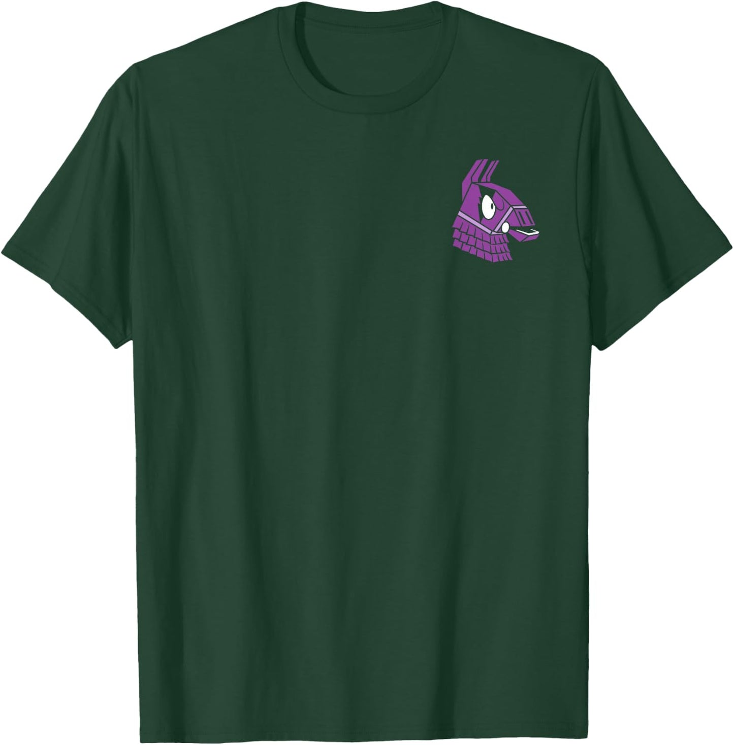 Fortnite Llama Pinata Left Chest T-Shirt - T-Shirt | Forest