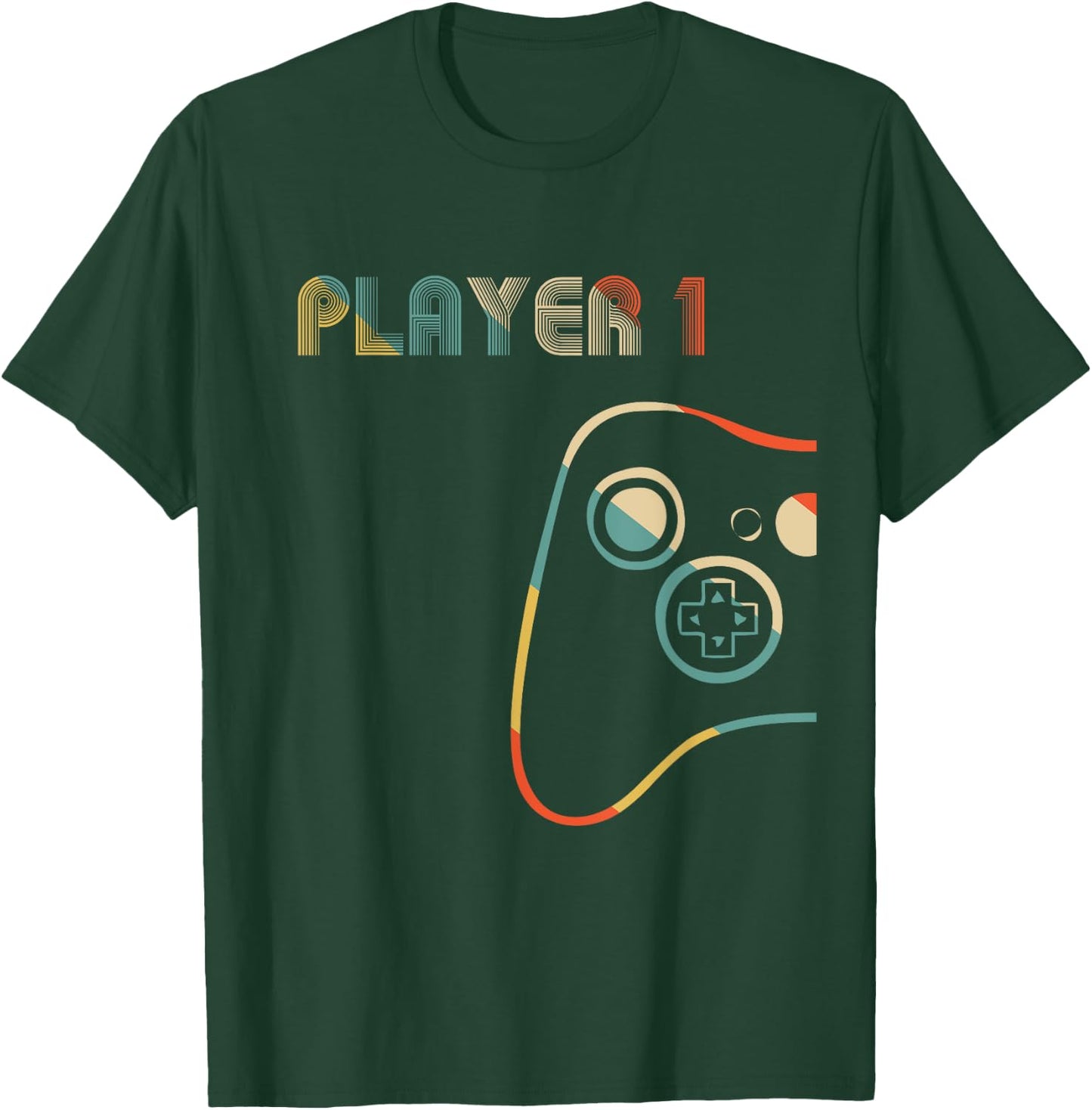 Matching Gamer Couple Player 1 Player 2 T-Shirt - T-Shirt | Forest