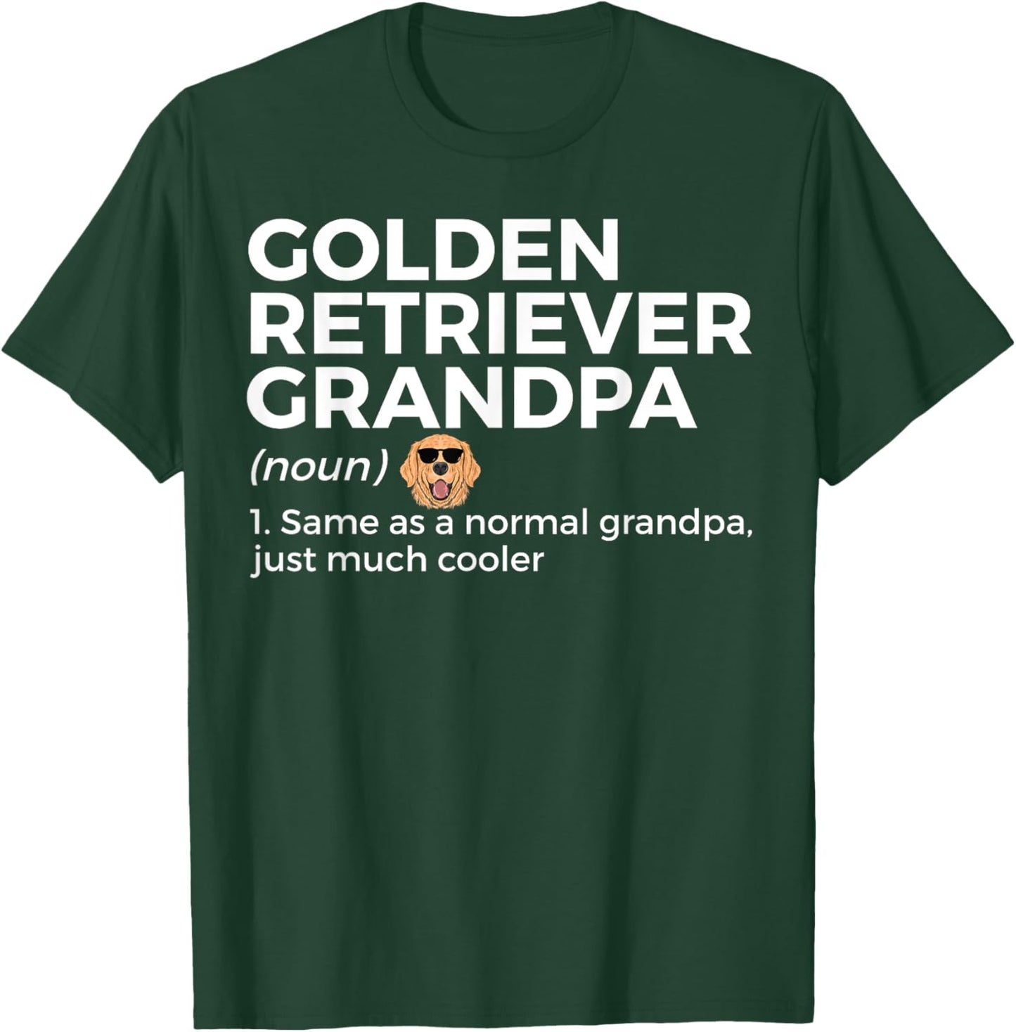 Golden Retriever Grandpa Definition Golden Retriever Dog Women T-Shirt - T-Shirt | Forest