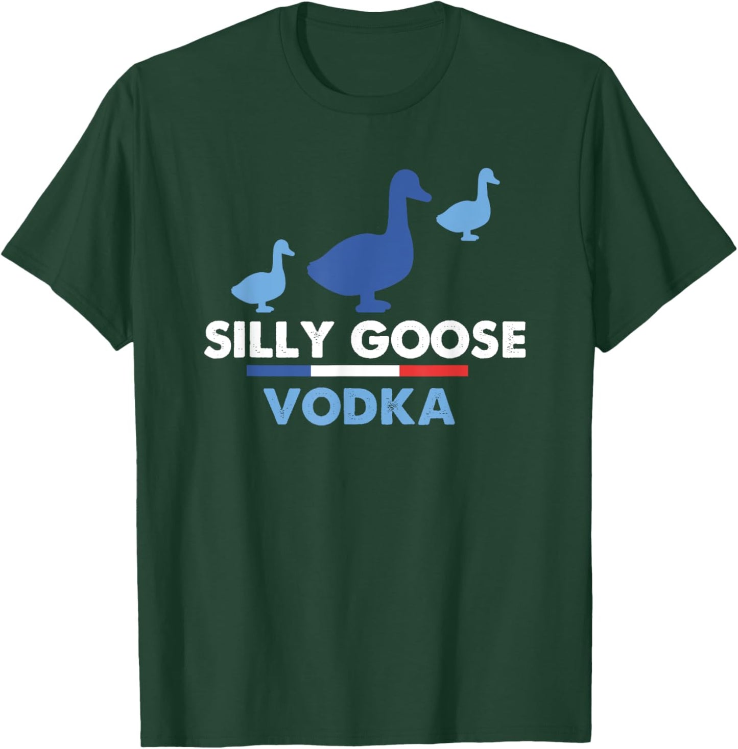 Silly Goose Vodka Funny Animal Alcohol Lover T-Shirt - T-Shirt | Forest