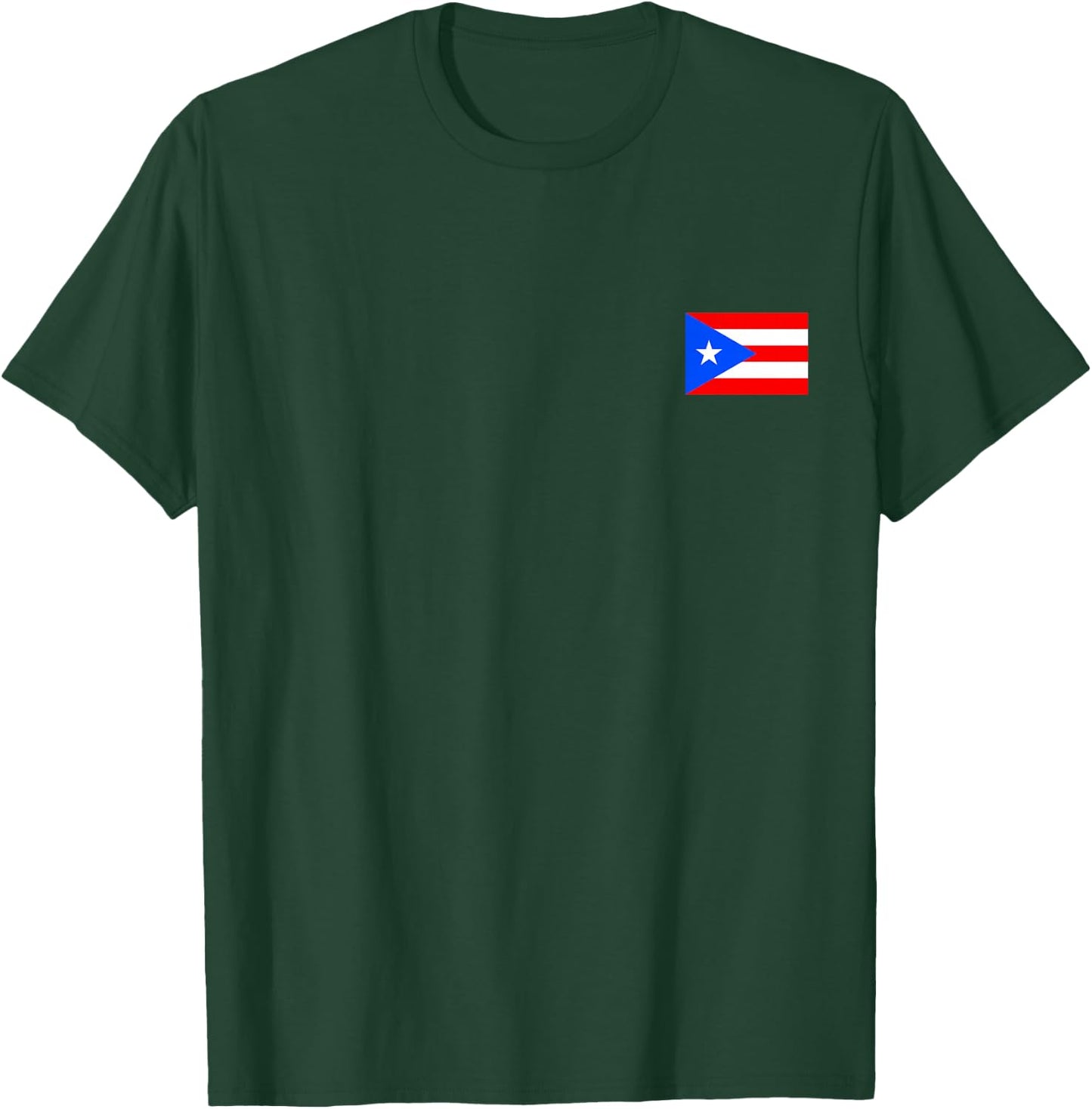 State Puerto Rico Flag Cool PR Boricua Flags Gift Women Men T-Shirt - T-Shirt | Forest