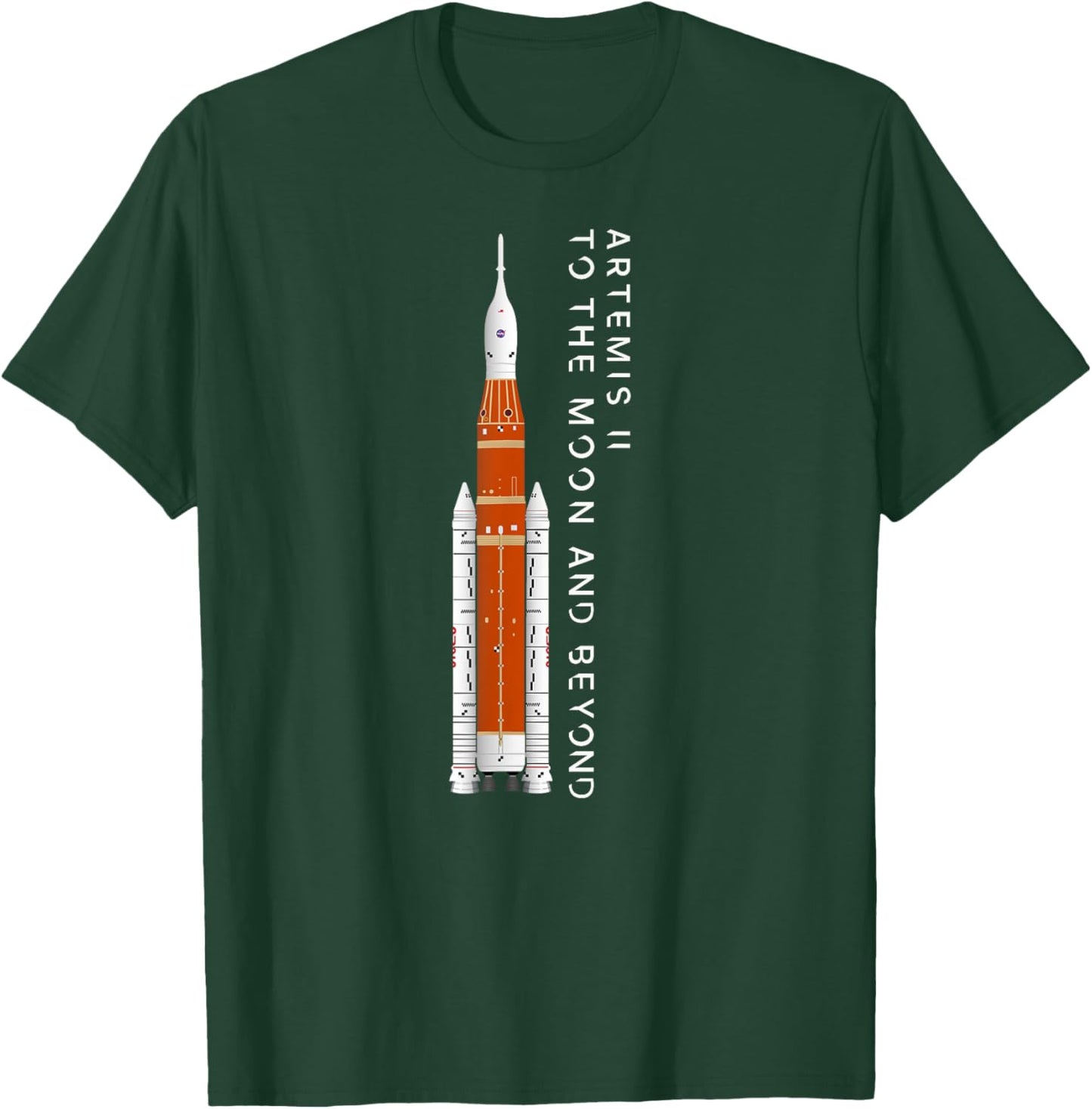 Artemis 2 Moon Rocket SLS Mission To The Moon And Beyond T-Shirt - T-Shirt | Forest