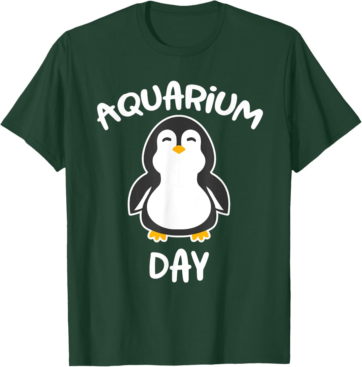 Aquarium Day Penguin - Cute Aquarium School Trip T-Shirt - T-Shirt | Forest