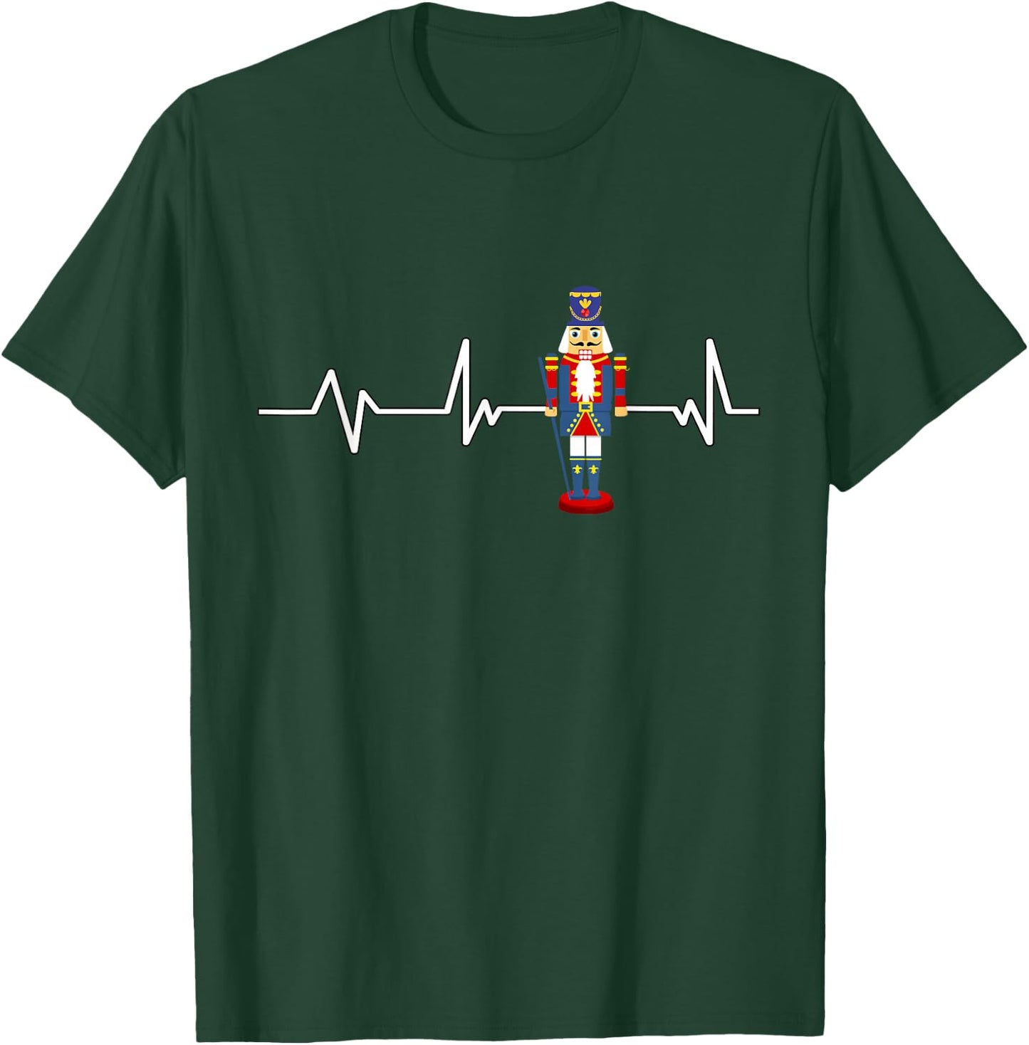 Nutcracker Heartbeat Ballet Nutcracker Gift Nutcracker T-Shirt - T-Shirt | Forest