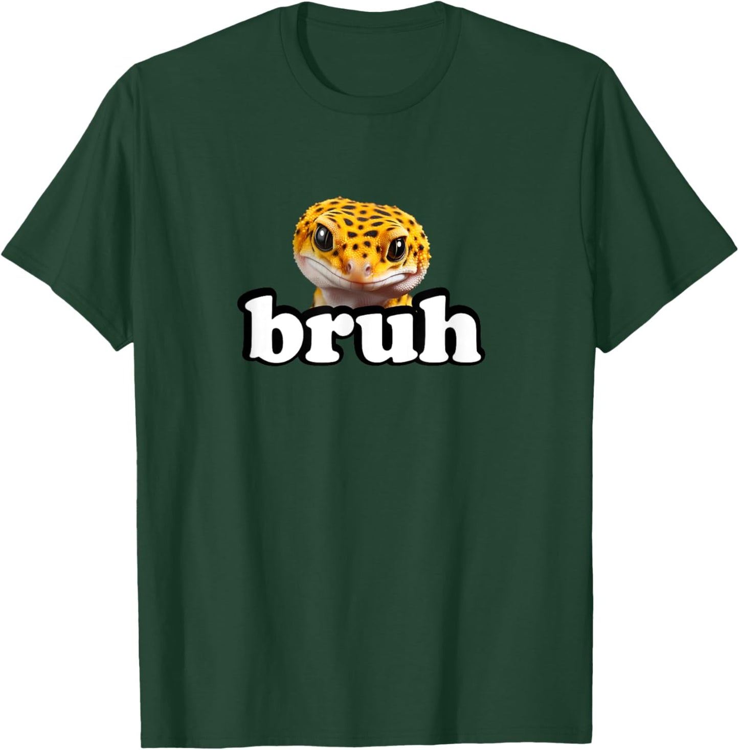 Cute Reptile Kids Bruh Leopard Gecko Lover T-Shirt - T-Shirt | Forest