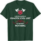 Santa's Chaotic Evil List Tabletop RPG D20 Funny Christmas T-Shirt - T-Shirt | Forest
