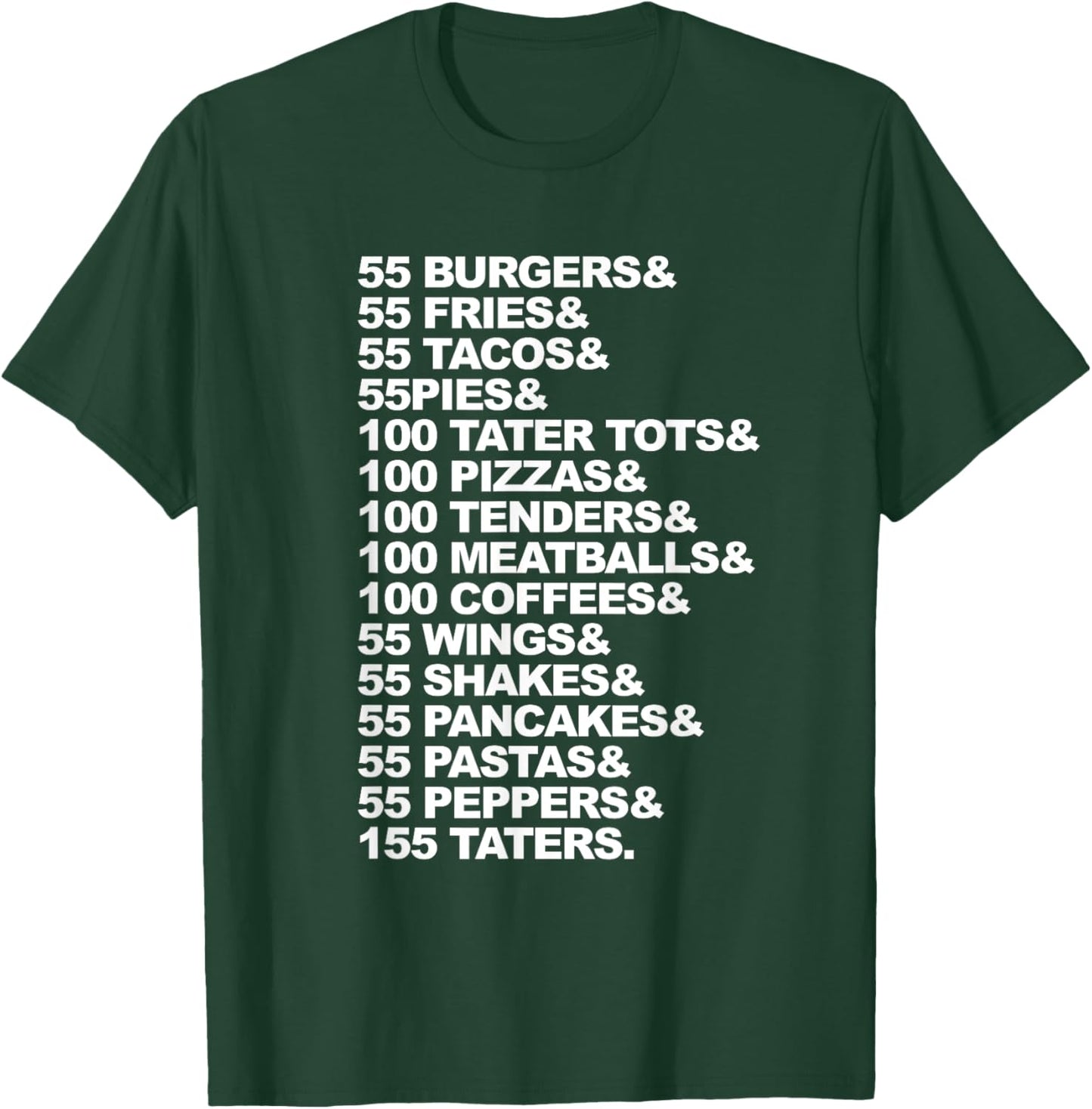 55 Burgers 55 Fries I Think You Should Leave T-Shirt - T-Shirt | Forest