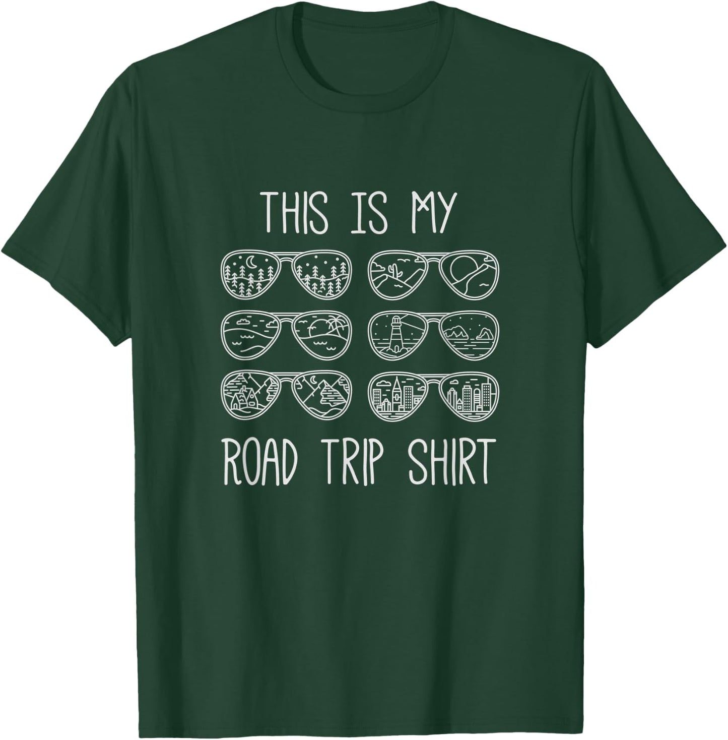 This Is My Road Trip Shirt - Vacation Family Friend Camping T-Shirt - T-Shirt | Forest