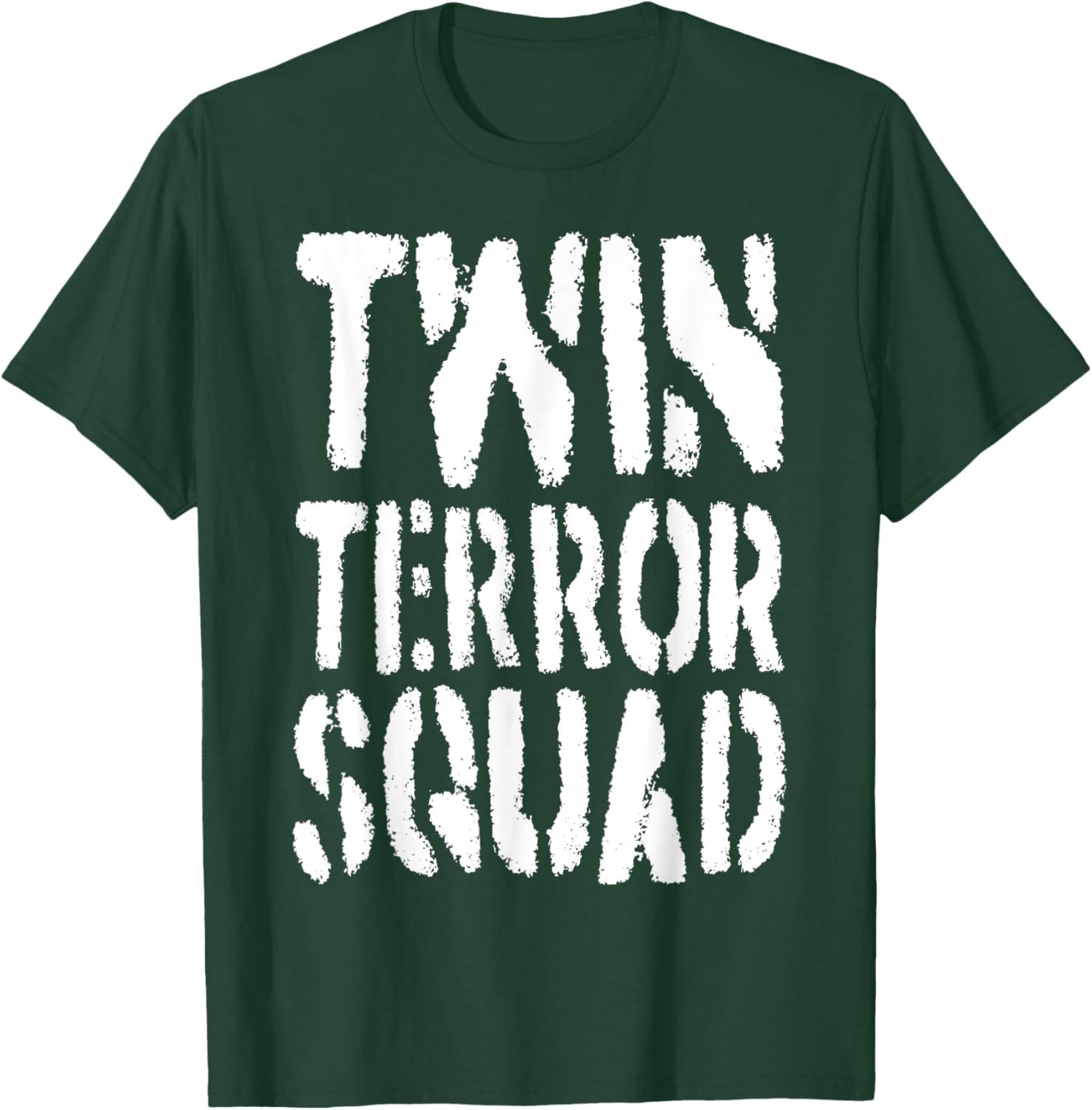 Funny Twin Terror Squad T-Shirt - T-Shirt | Forest