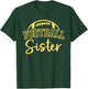 Football Sister Matching Family Football T-Shirt - T-Shirt | Forest