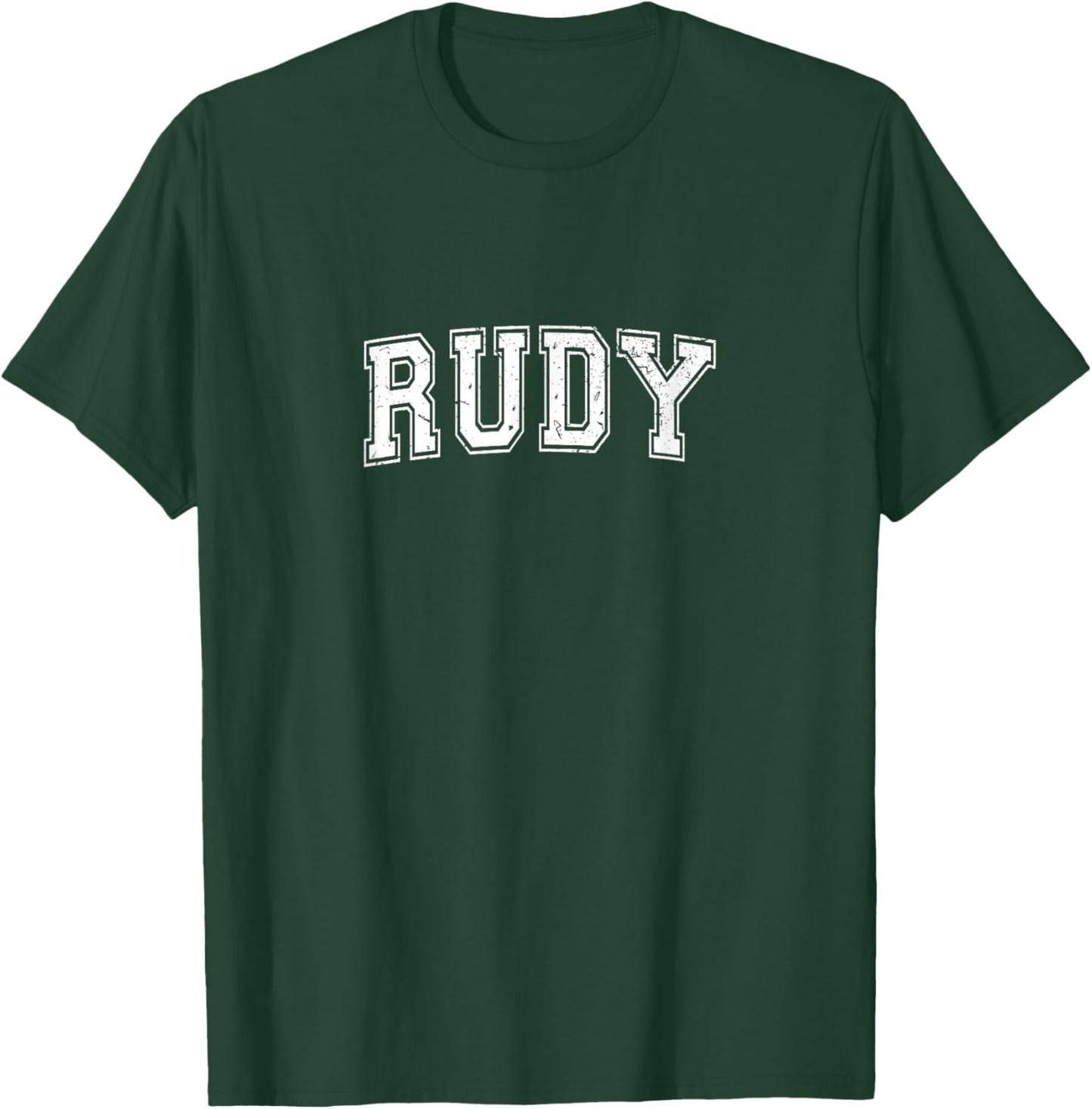 Plain Style Personalised Name Classic Rudy T-Shirt - T-Shirt | Forest