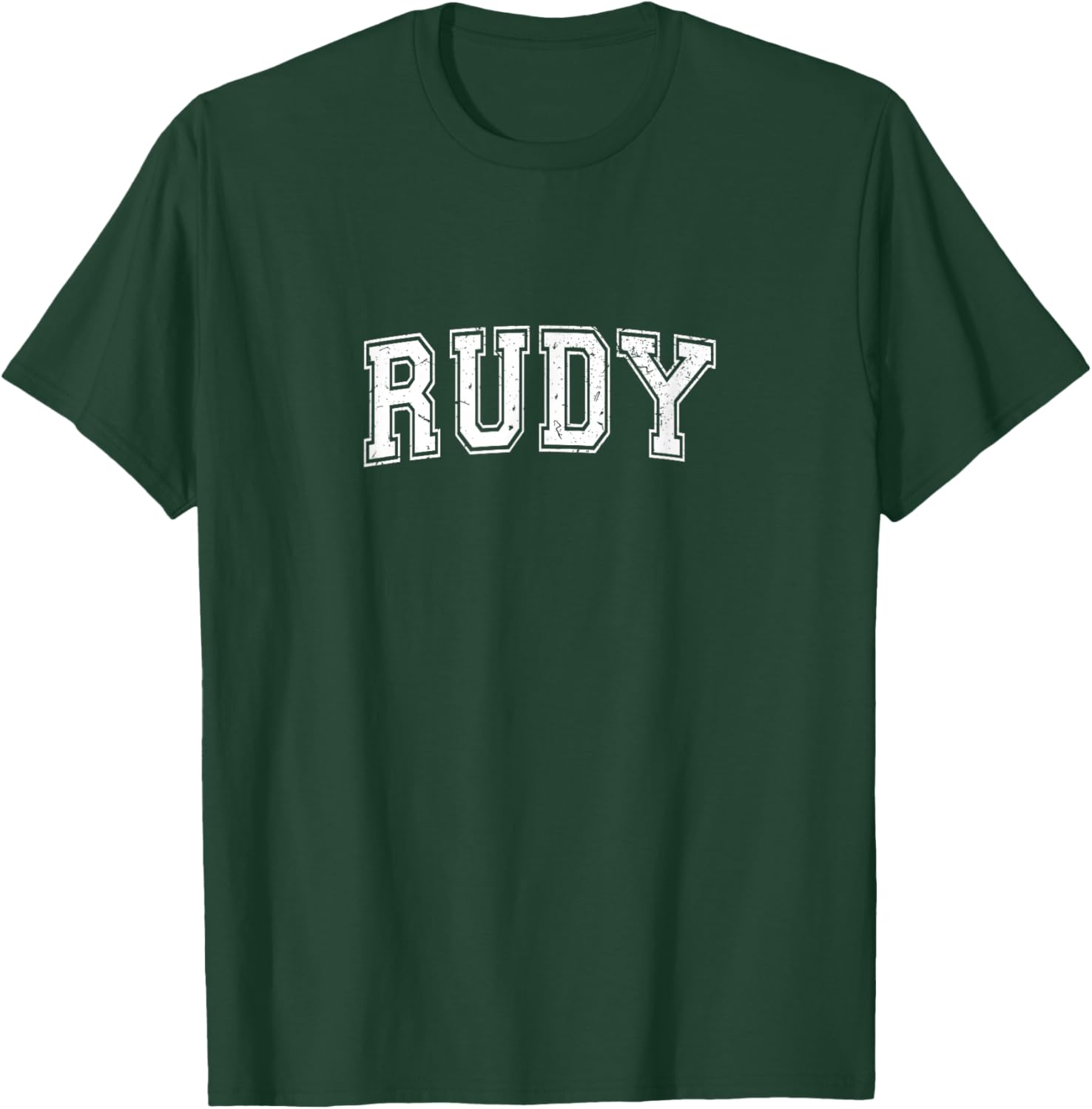 Plain Style Personalised Name Classic Rudy T-Shirt - T-Shirt | Forest