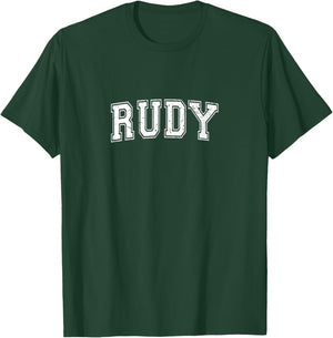 Plain Style Personalised Name Classic Rudy T-Shirt - T-Shirt | Forest