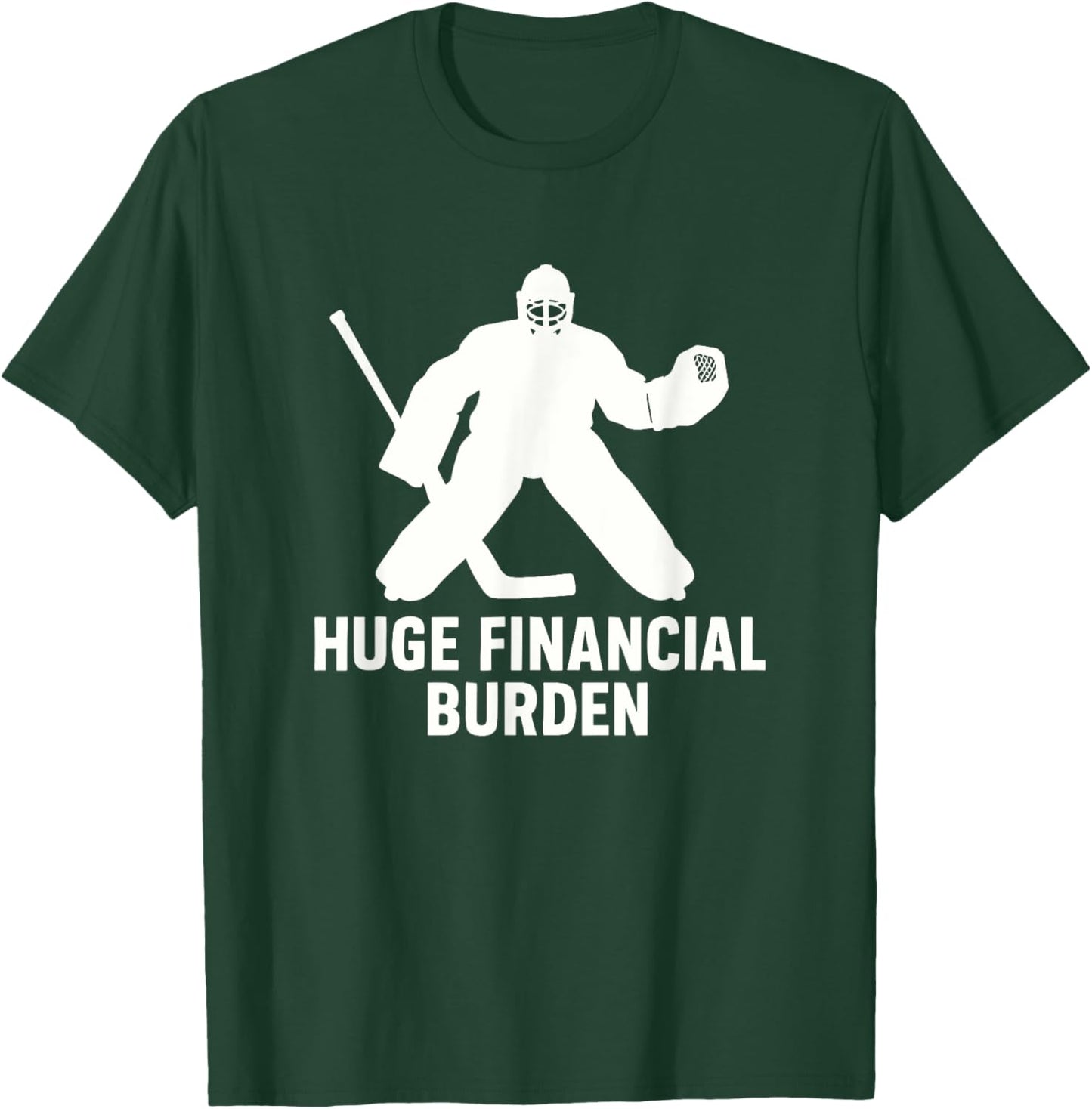 Funny Hockey Goalie Mom & Dad, Ice Hockey T-Shirt - T-Shirt | Forest
