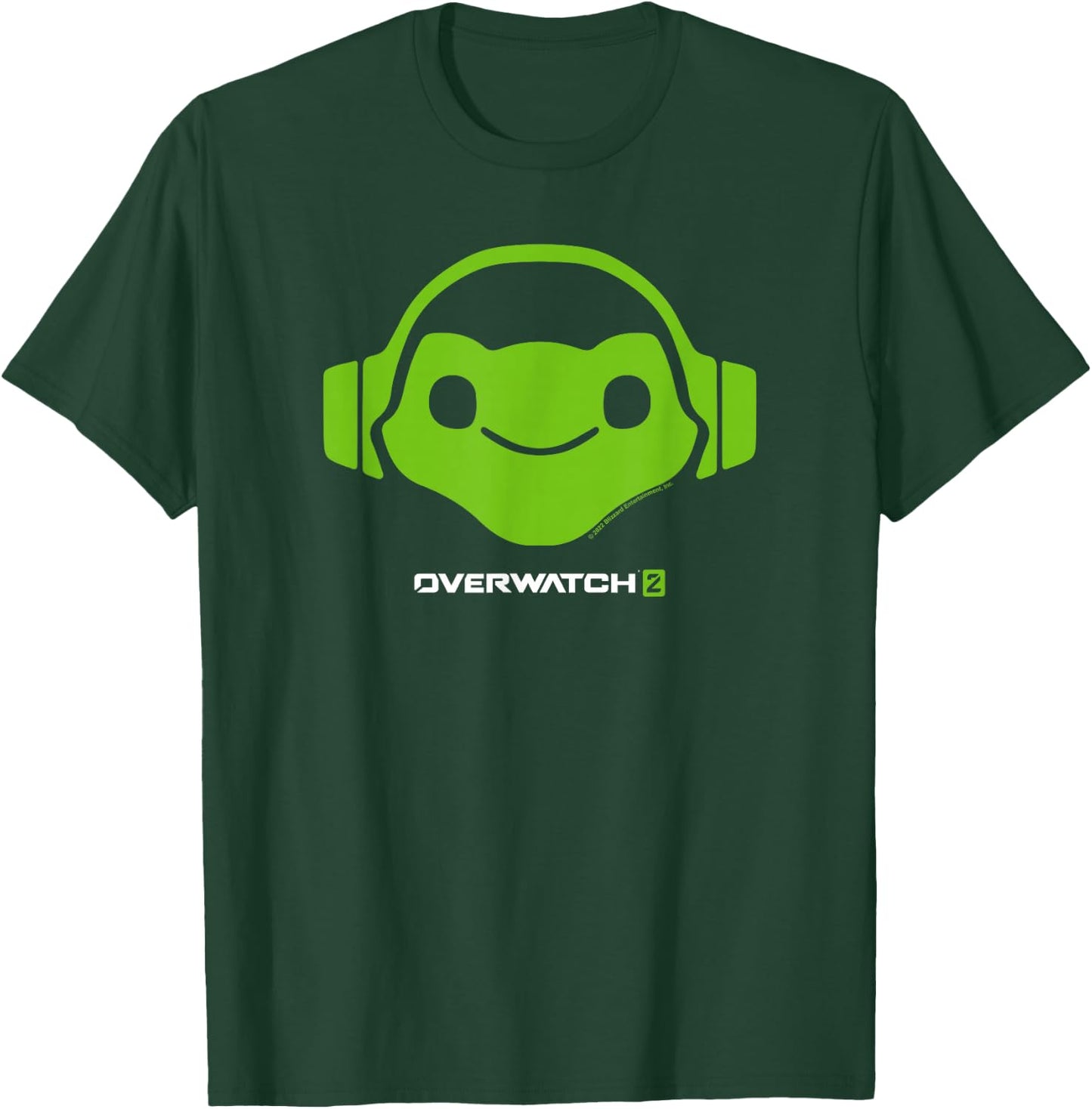 Overwatch 2 Lucio Center Green Icon Logo T-Shirt - T-Shirt | Forest