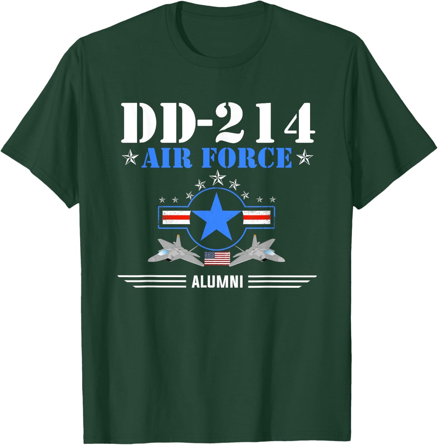 Air Force Alumni DD-214 - USAF T-Shirt - T-Shirt | Forest