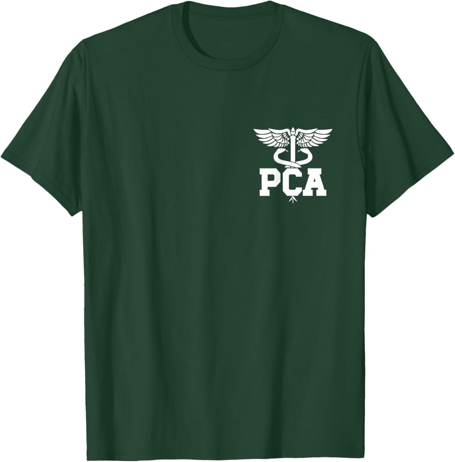 PCA Caduceus Patient Care Assistant PCA Nurse T-Shirt - T-Shirt | Forest