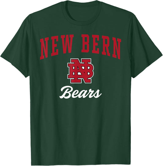 New Bern High School Bears C3 T-Shirt - T-Shirt | Forest