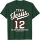 Jesus Baseball Team Jesus Christian Matthew 28:19 Verse T-Shirt - T-Shirt | Forest