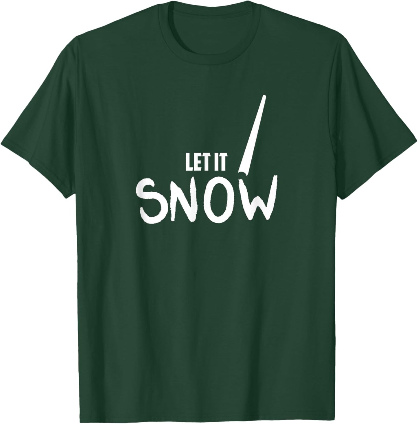 Lustiges „Let It Snow“ von Cocaine Line T-Shirt - T-Shirt | Forest
