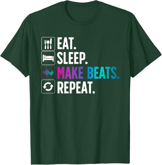 Cool Music Producer Women DJ Beatmaker EDM Musician T-Shirt - T-Shirt | Forest