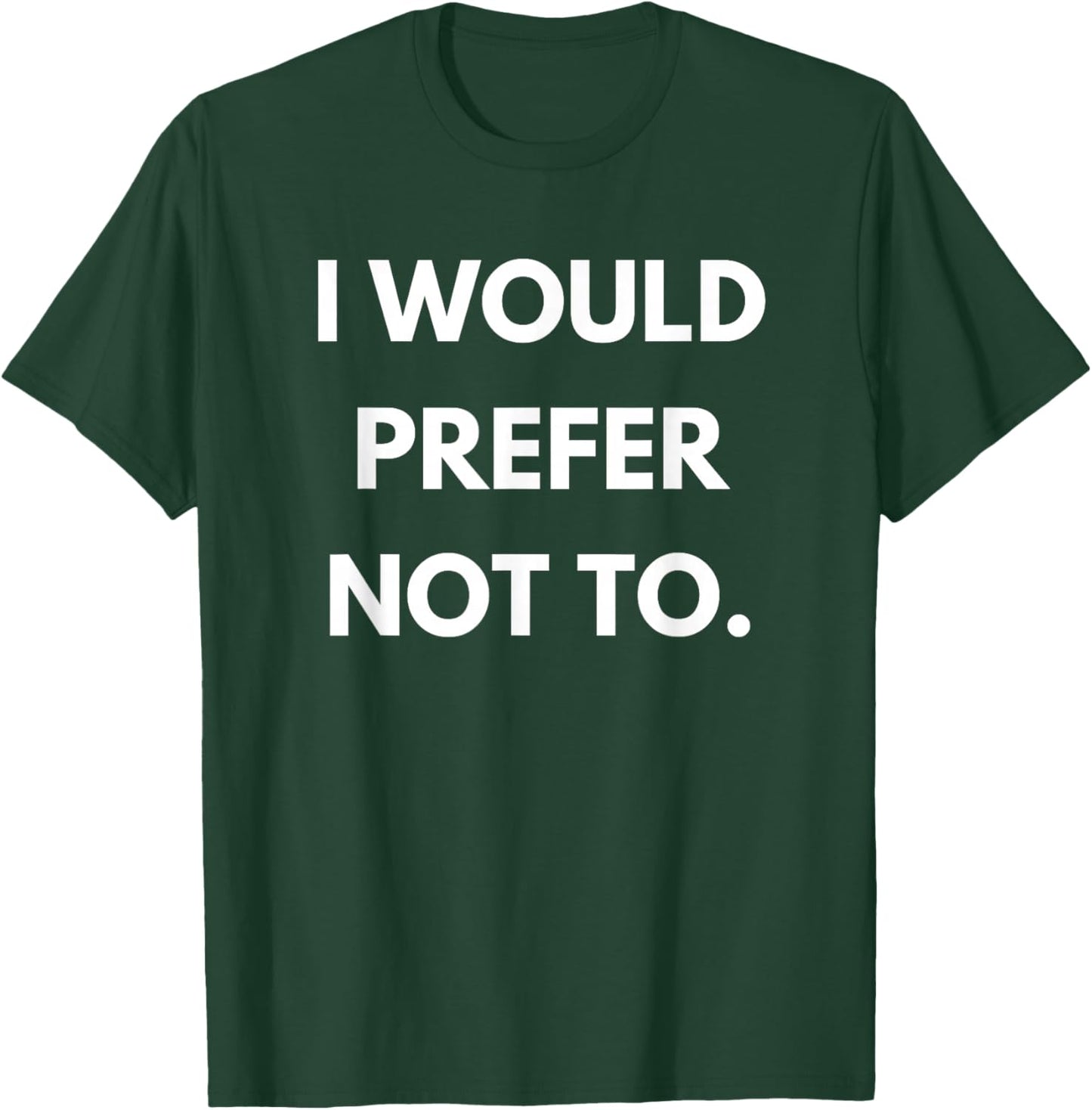 Ich würde es vorziehen, nicht Philosophielehrer Slavoj Zizek Gift T-Shirt - T-Shirt | Forest