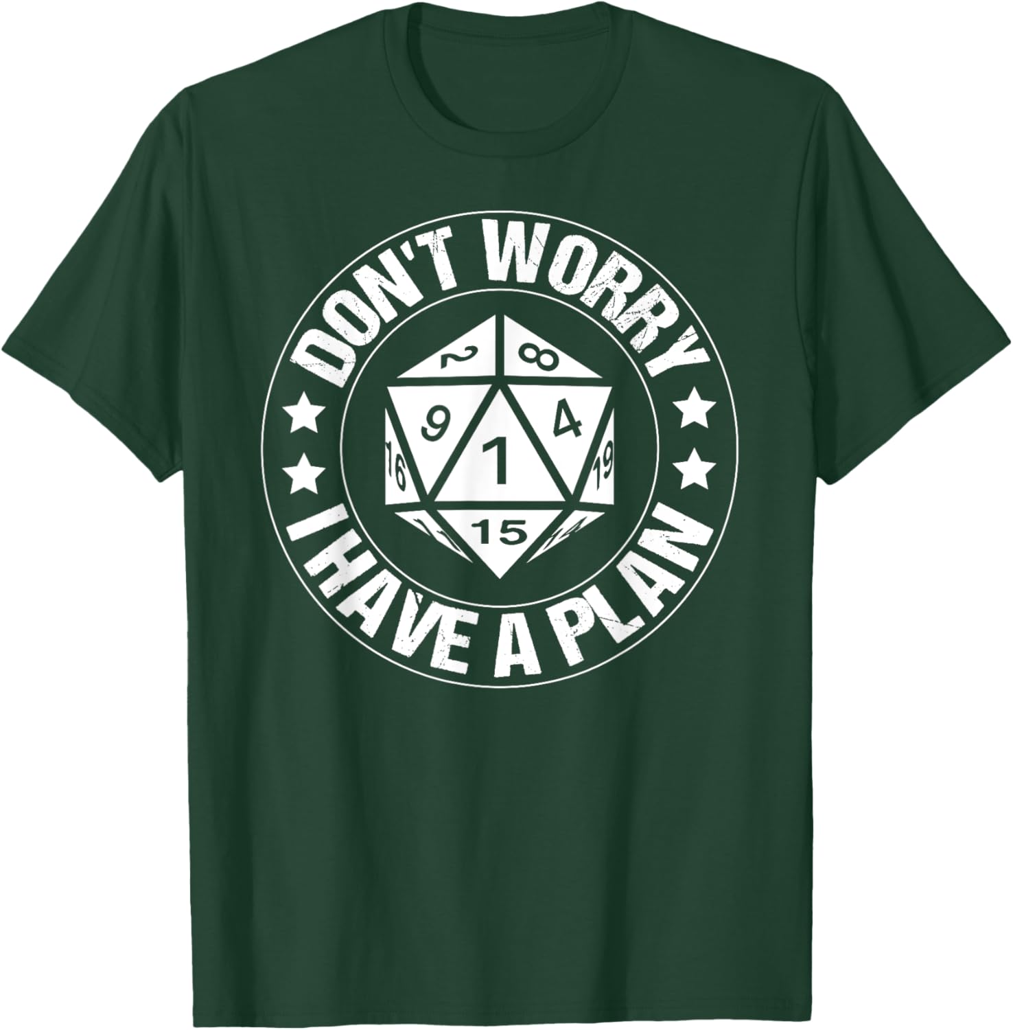 RPG Gamer Dont Worry I Have Plan Funny Men Boys Kids T-Shirt - T-Shirt | Forest