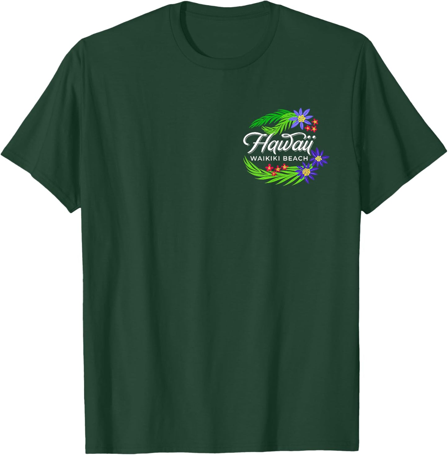 Hawaii Waikiki Beach T-Shirt - T-Shirt | Forest