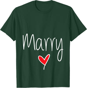 Will You Marry me Marriage Team Proposal Ways to Propose T-Shirt - T-Shirt | Forest