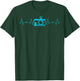 Photographers Heartbeat Camera Lovers T Shirt T-Shirt - T-Shirt | Forest
