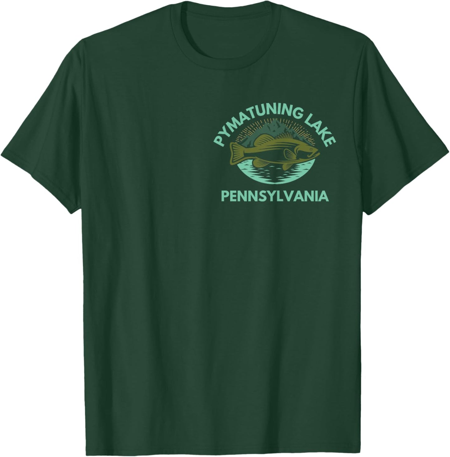 PYMATUNING Lake Pennsylvania Trip Family Fishing Camping T-Shirt - T-Shirt | Forest