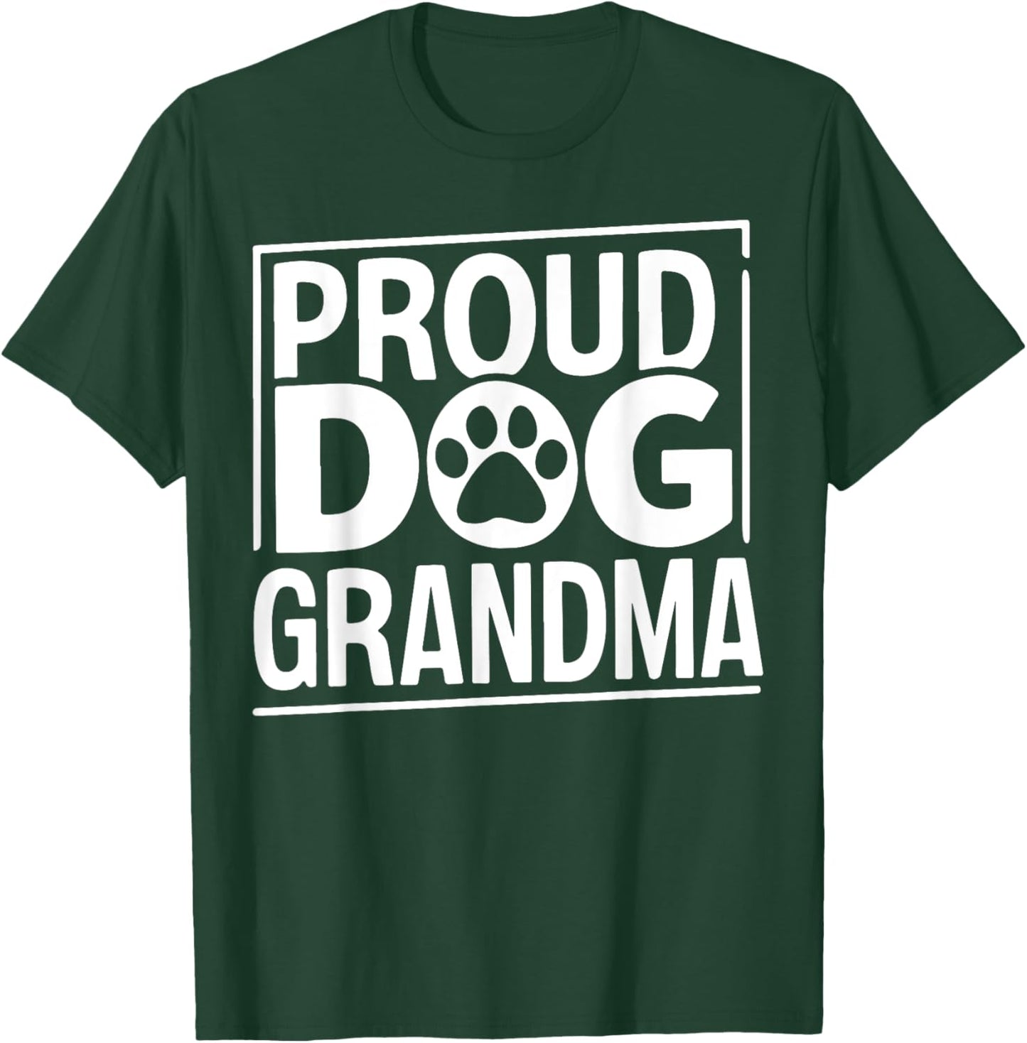 Proud Dog Grandma Women T-Shirt - T-Shirt | Forest