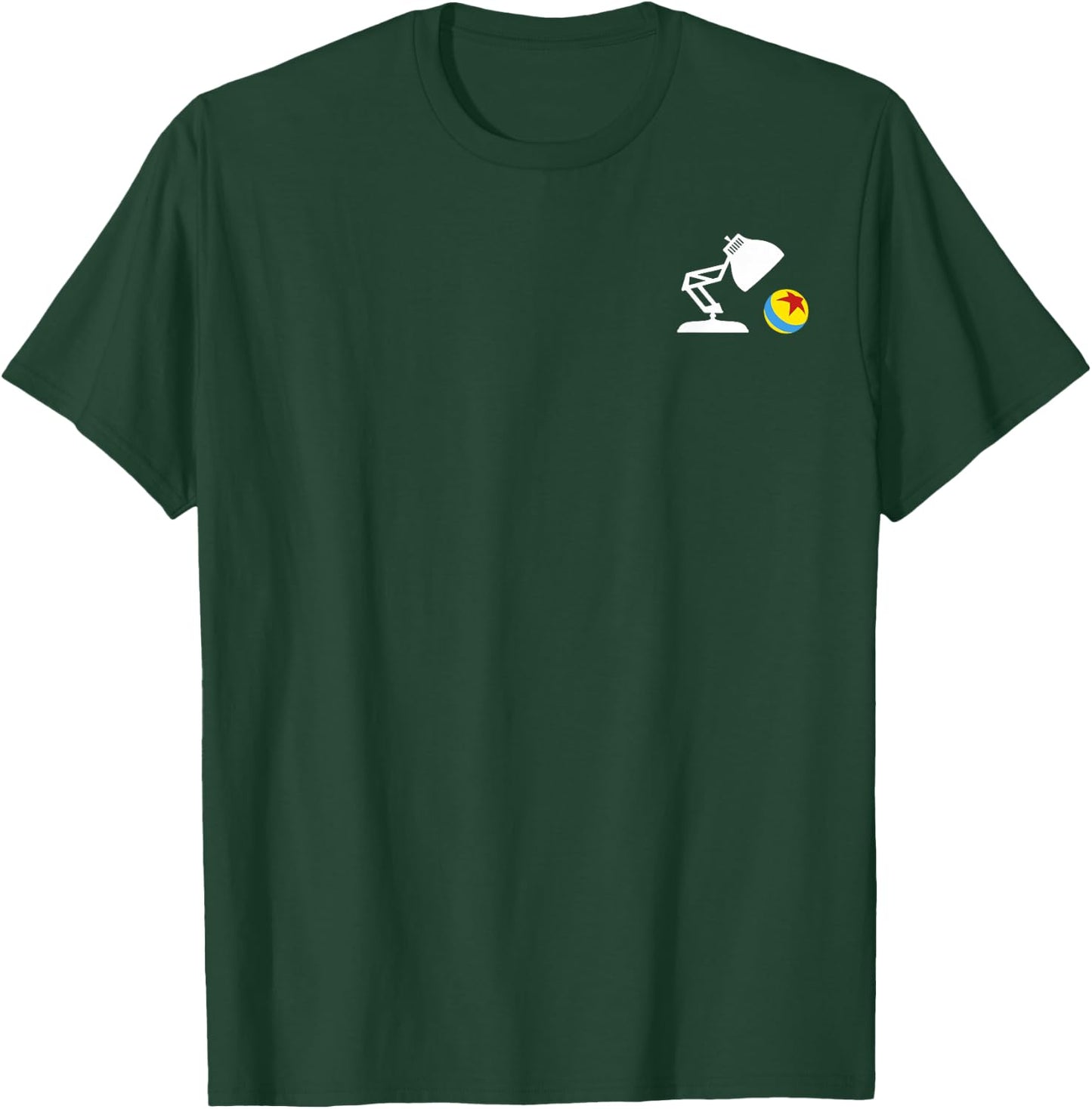 Disney Pixar Movie Release Dates Front & Back Vintage Logo T-Shirt - T-Shirt | Forest