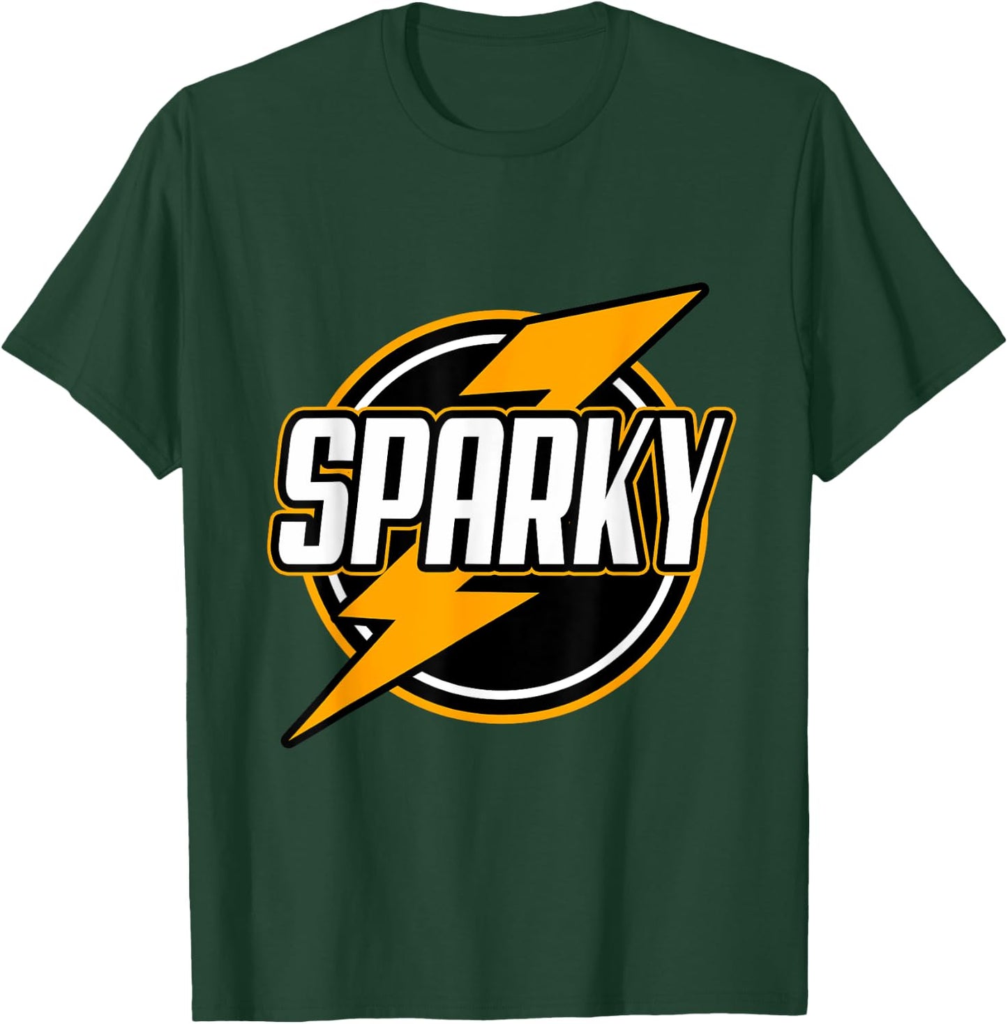 Sparky Electrician T-Shirt - T-Shirt | Forest