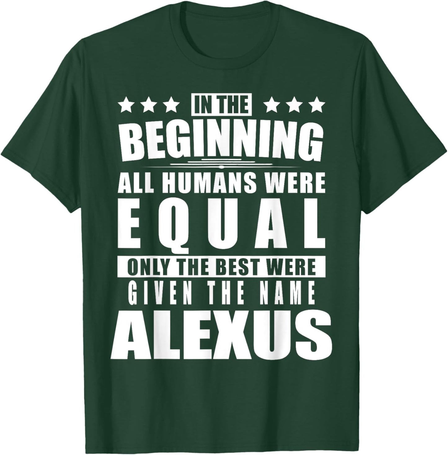 Name Alexus First Name Gifts - Funny Personalized Gift T-Shirt - T-Shirt | Forest
