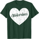 Wolverines School Sports Fan Team Spirit Mascot Heart Gift T-Shirt - T-Shirt | Forest