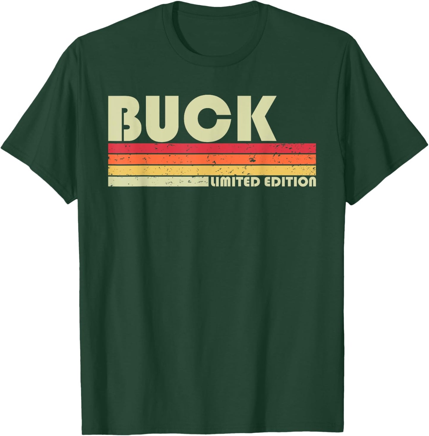 BUCK Gift Name Personalized Funny Retro Vintage Birthday T-Shirt - T-Shirt | Forest